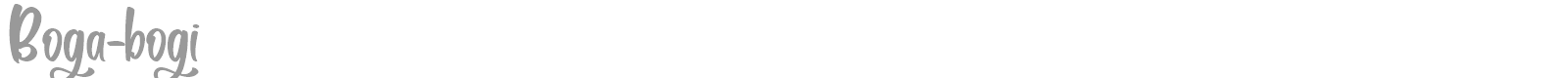 Boga-Bogi font preview